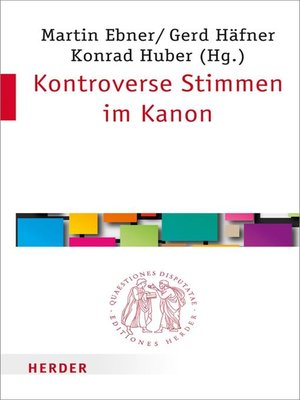 cover image of Kontroverse Stimmen im Kanon